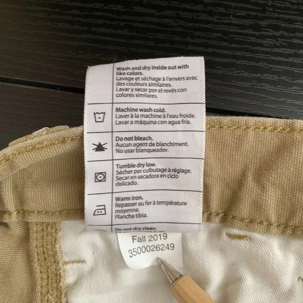 Carhartt Relaxed Straight Rigby Dungaree Tan Work Pants Carpenter Men's‎ 36x30